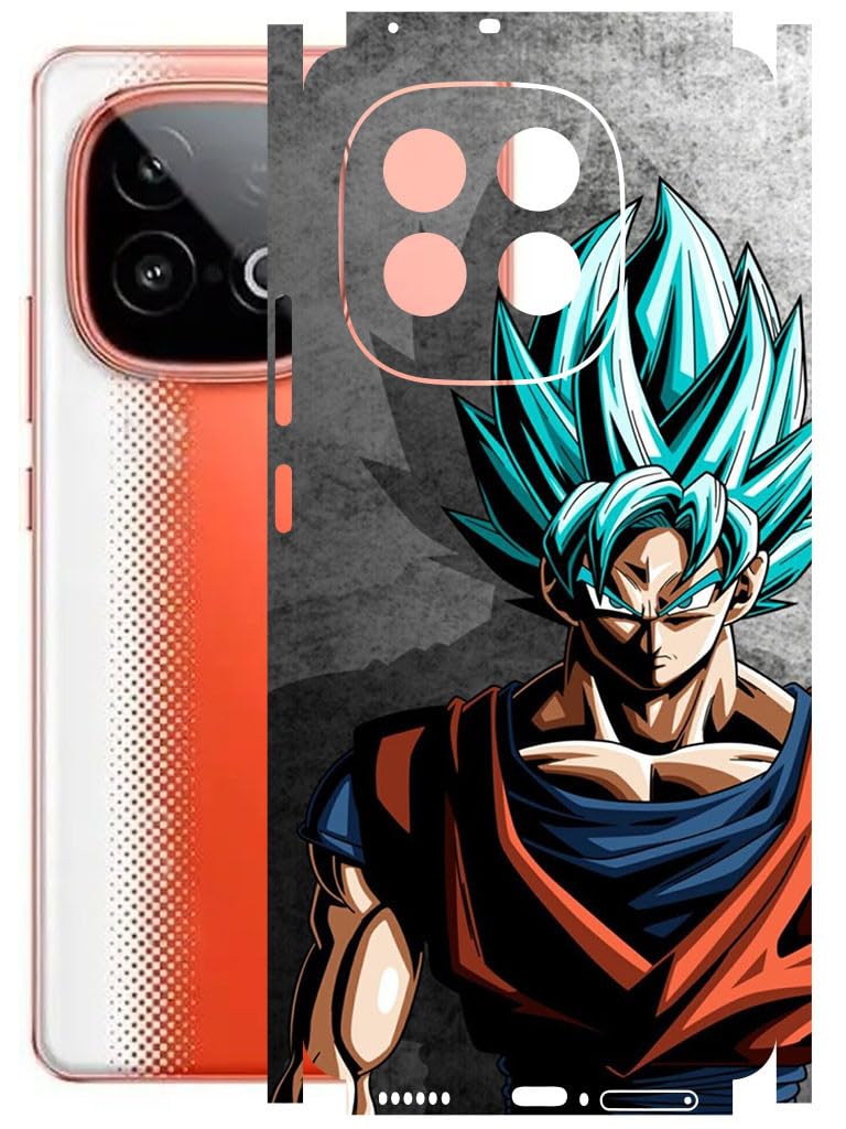 AtOdds Mobile Skin Sticker Wrap | Compatible for VIVO IQOO NEO 10 (5G) | Scratchproof Matte Finish | Full Coverage for All Sides & Camera Protection (Anime-4)-image-15