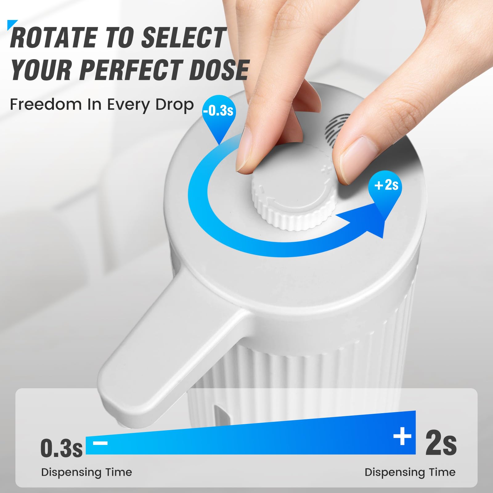 Blancel Dispenser automatico di sapone liquido ricaricabile Touchless Pompa