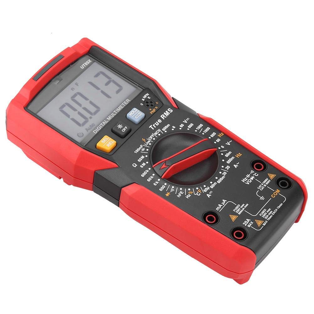 UT89X/UT89XD NVC Tester napięcia cyfrowy miernik sondy prądu z testem temperatury (czerwony i szary) (UT89X)