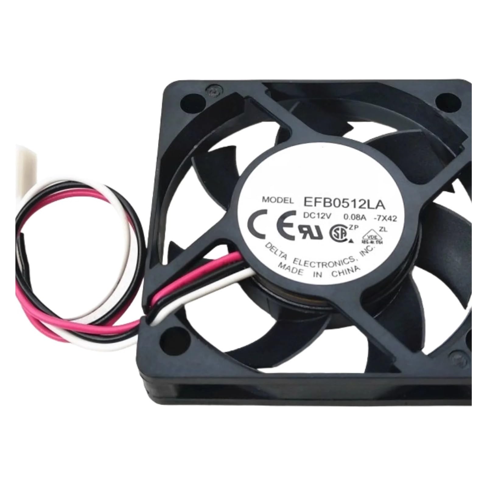 TYHUJKKL EFB0512LA 5010 5cm 10mm Silent Cooling Fan 12V 0.08A 3-Wire Fan
