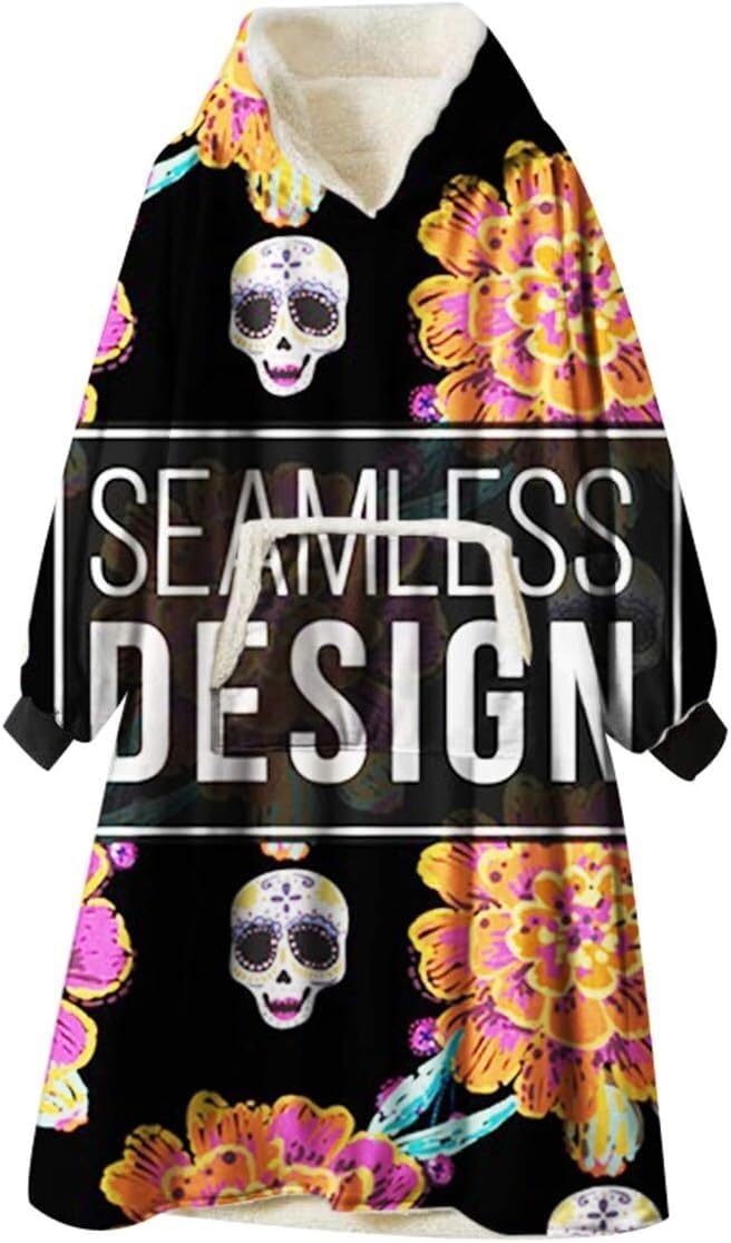 Couverture à capuche xl pour adulte sweat géant chaud et confortable