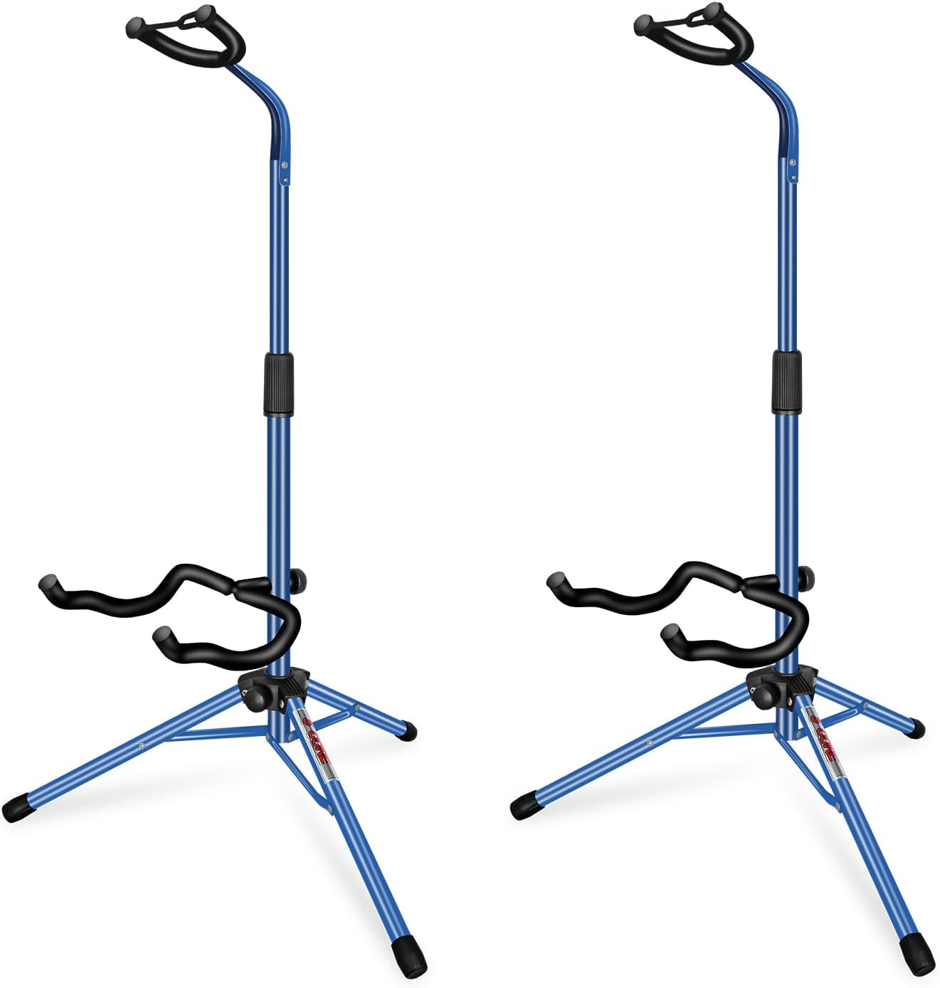 Guitar Stand Pair, 5 CORE Heavy Duty Tripod, Height Adjustable