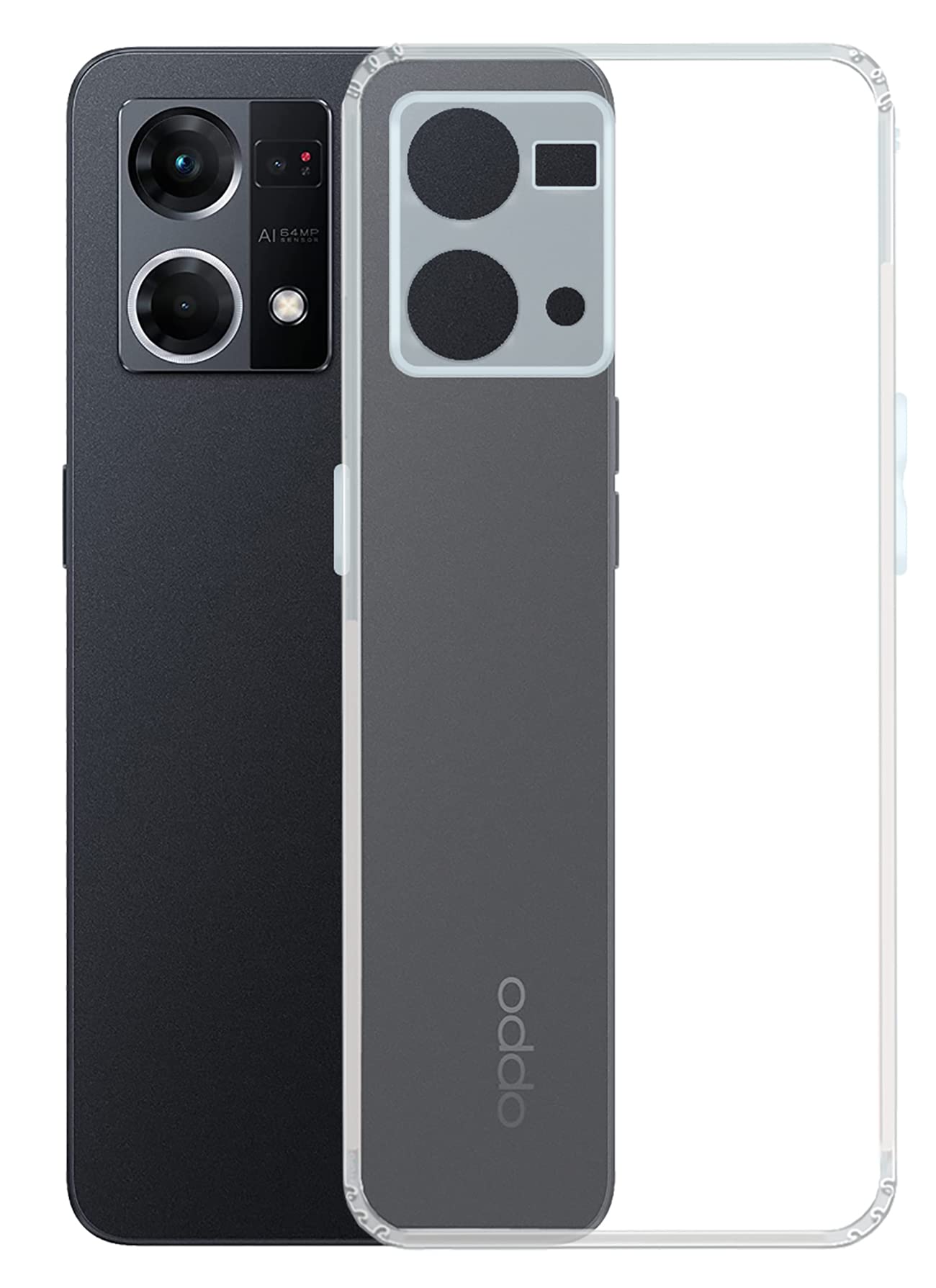 YOFO Back Cover for Oppo F21 PRO 4G (Flexible|Silicone|Transparent|Camera Protection) (B0B5KW9Q9H) Amazon Price History, Amazon Price Tracker