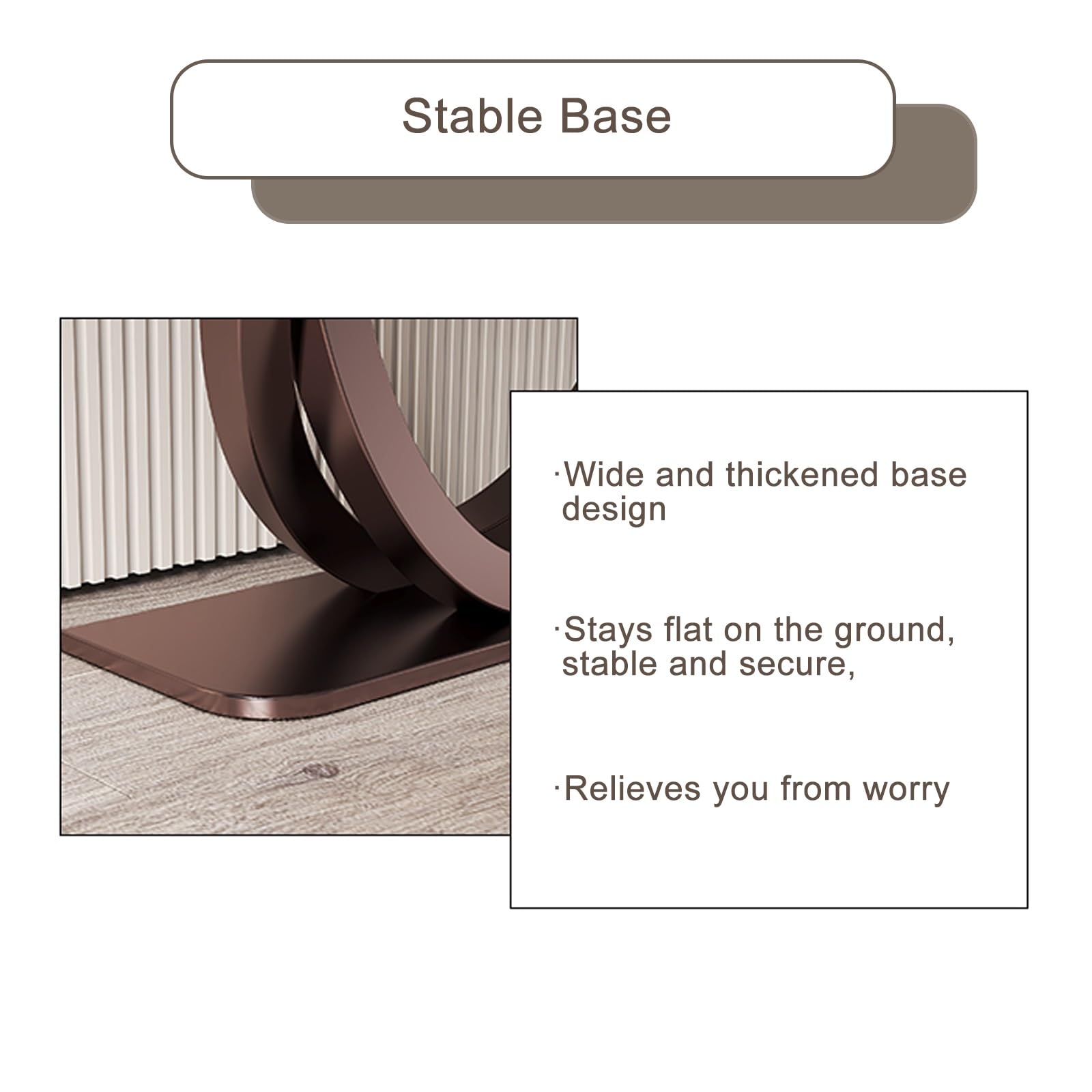 Tavolo Consolle Ingresso Stretta con Divano, Tavolo Moderno in Finto Marmo con Base Geometrica, Adatto A Ingressi, Soggiorni E Ingressi(Gold,80cm/31.4in)