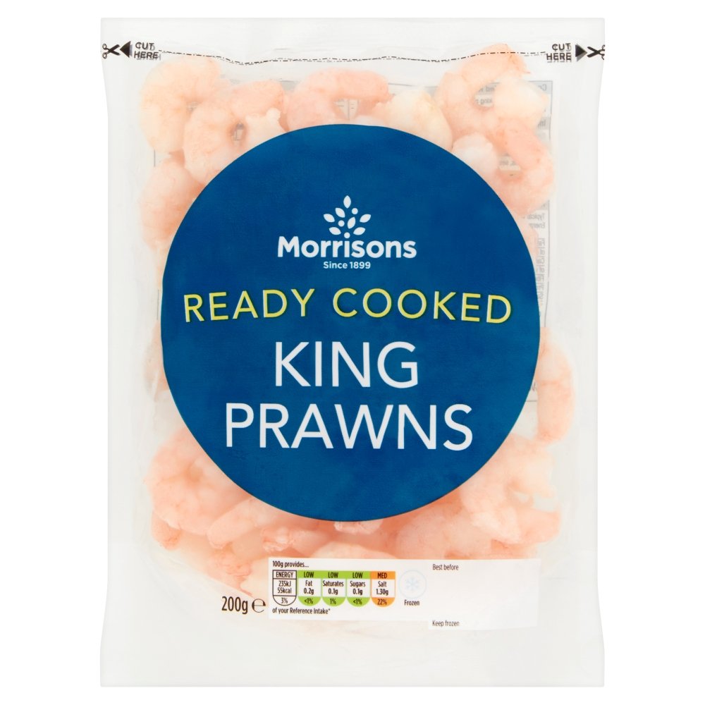 Peeled & Cooked King Prawns 200g