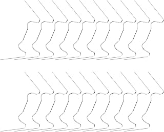 60pcs Stainless Steel W-type Greenhouse Clamps for Glass Panels