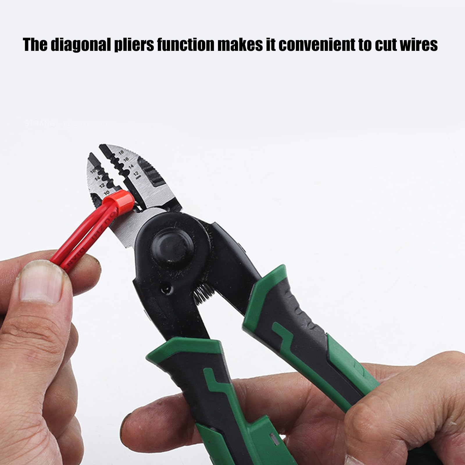 Alicates ergonómicos de cabeza intercambiable para prueba de voltajes, herramienta múltiple de aleación de acero con mango antideslizante para electricistas, alicates ergonómicos de mango