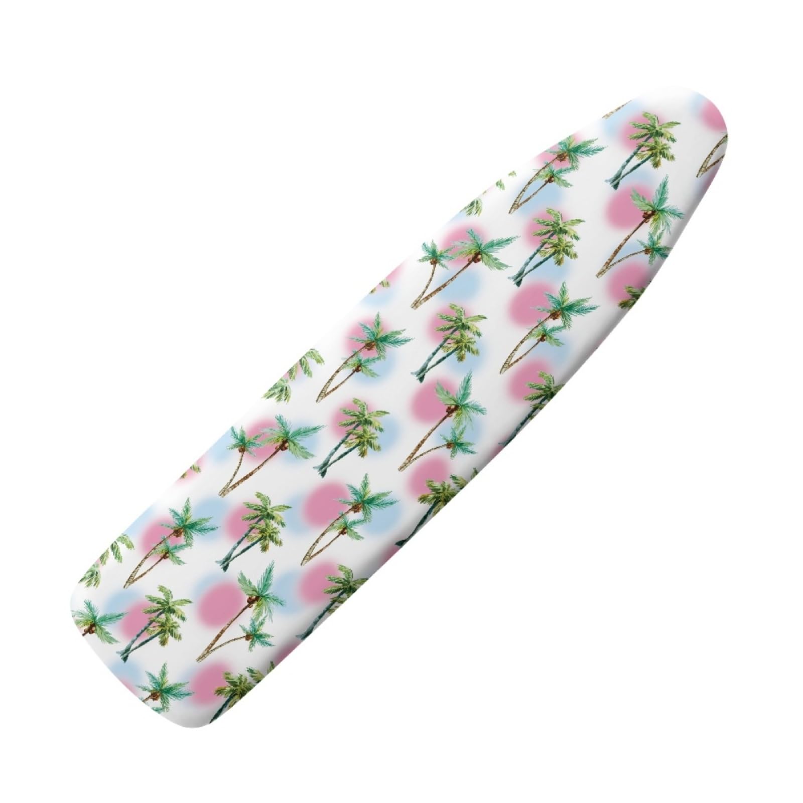 Dwetcxo White Green Tree Ironing Board Covers 122 X 38 Iron Board Covers And Pad Thick Resist Scorching And Staining Thick Easy Fit Iron Cover Adjustable Elastic Rope Ironing Boards Cover 122X38cm