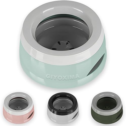 Miniatura 9 de Cuenco de agua para perros de 25 onzas para mascotas pequeñas/medianas – Dispensador de agua para mascotas a prueba de derrames y sin salpicaduras