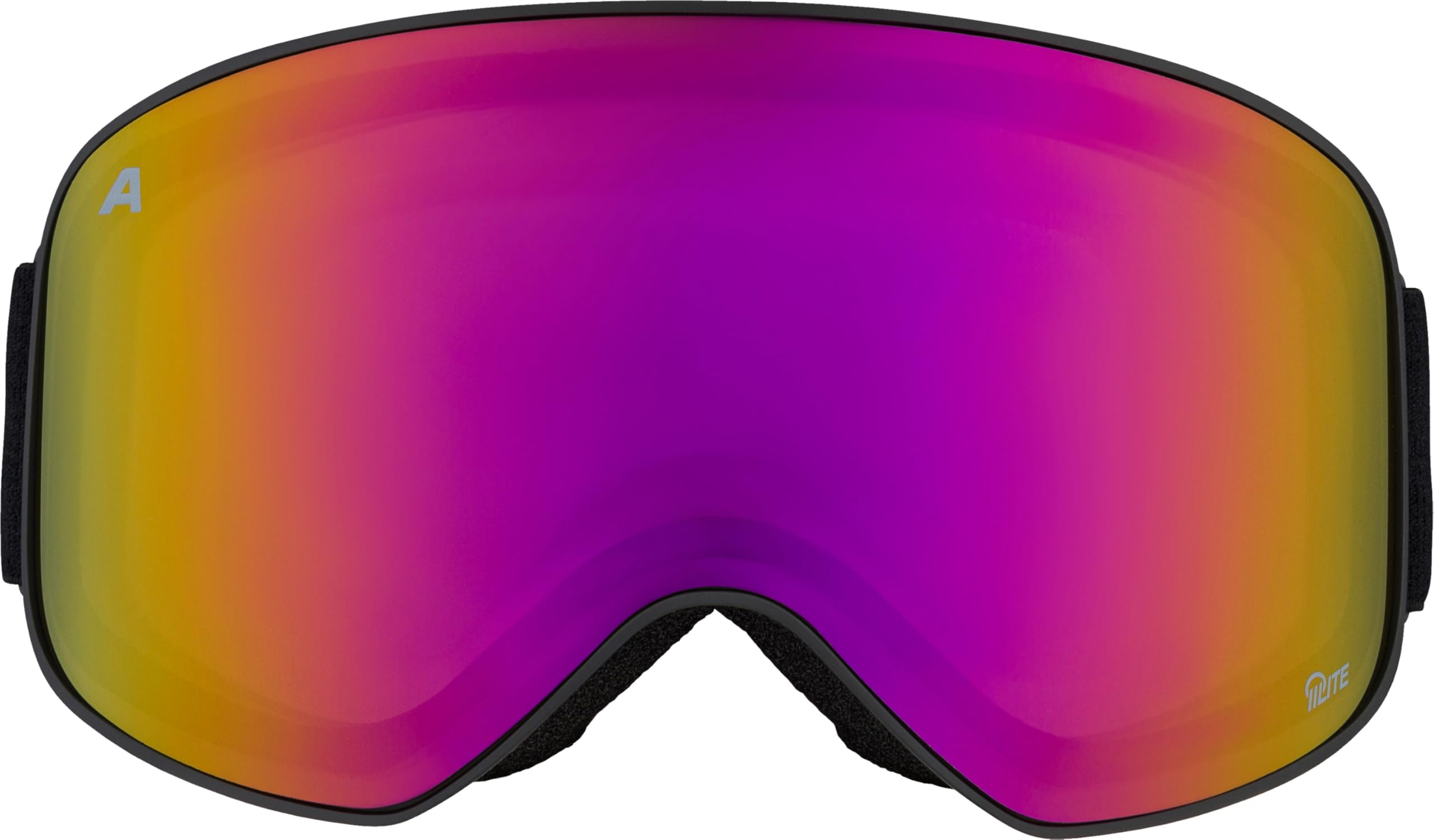 ALPINA SLOPE Q-LITE - verspiegelte, kontrastverstärkende OTG Skibrille mit 100% UV-Schutz für Erwachsene - Rahmengröße M