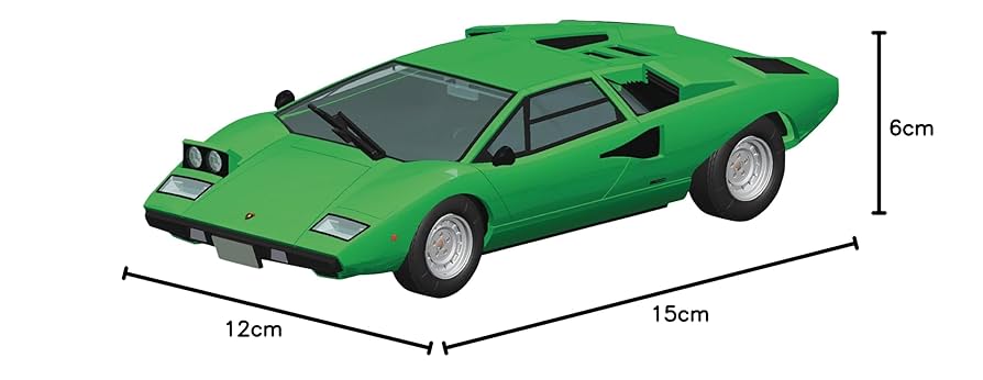 ランボルギーニ　カウンタック　クリスタル　ガラス　置物　台座付き ランボルギーニ カウンタック クリスタル ガラス 置物 台座付き