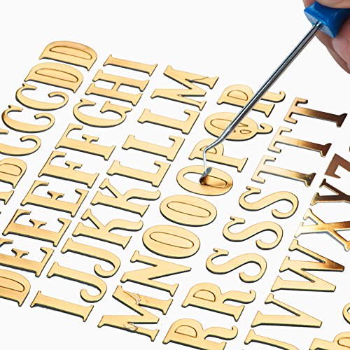 Cocode 12 Pieces Craft Vinyl Weeding Tools Stainless Steel Precision Craft Basic Set Craft Vinyl Tools For Htv, Lettering, Oracal, Siser, Silhouette And Cameo #TOP5