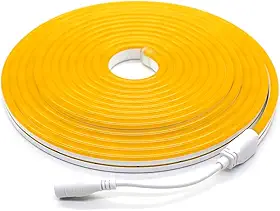 Fita Neon Led 5m 12v Corte 2,5cm Flexivel Alto Brilho (Amarela)