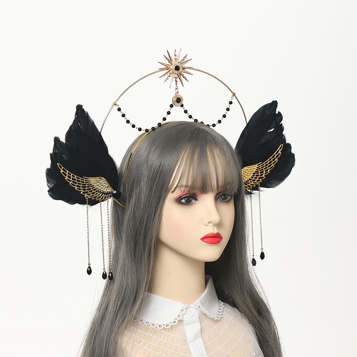 Amazon.com: COSDREAMER Halo Crown Mary Goddess Headband  display picture 1