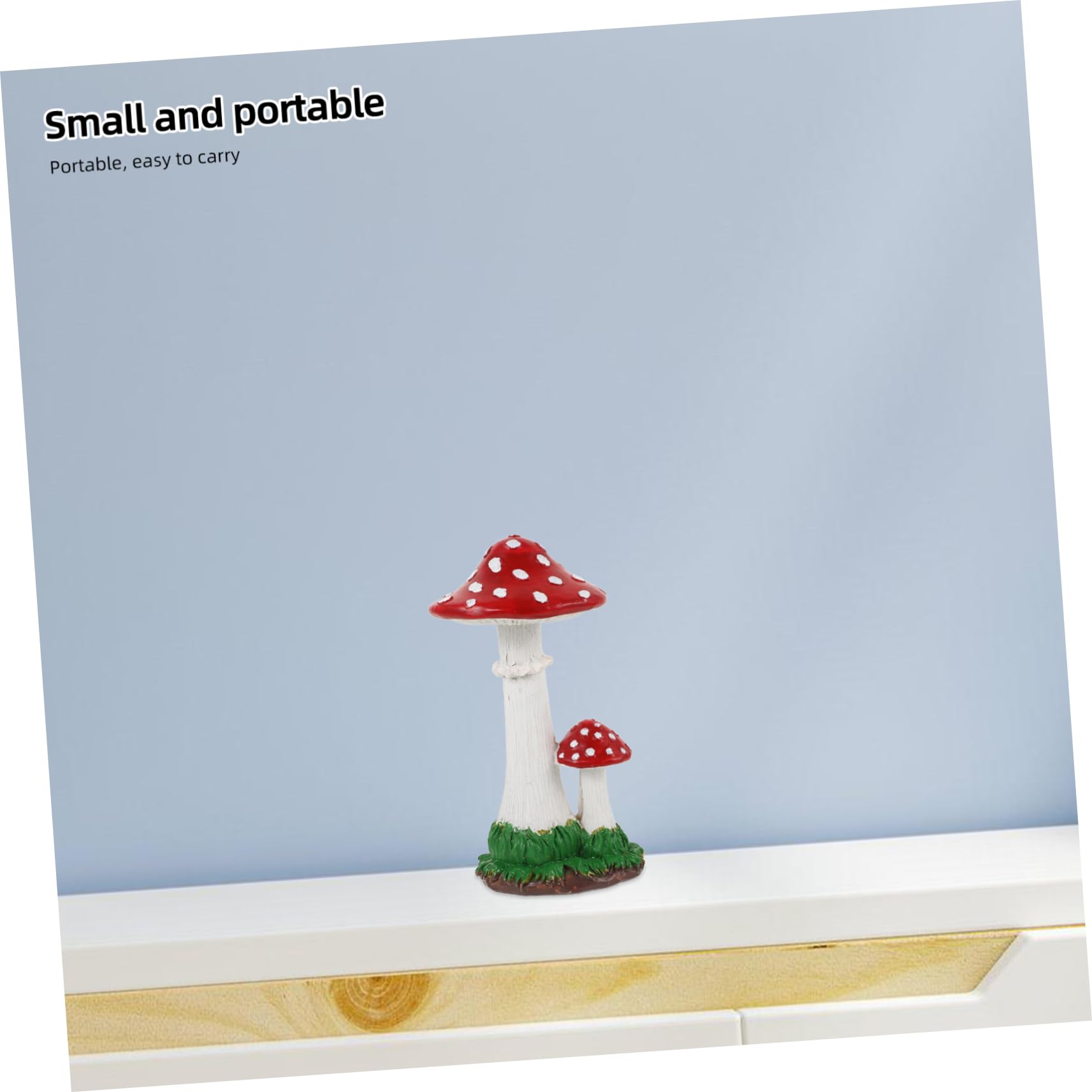 NUOBESTY 3stücke Mushroom Ornament Resin Lustige Gartenfigur Für Außenbereich Dekorative Pilzstatue Für Garten Und Terrasse Wetterbeständig Und Charmant Für Gartenliebhaber