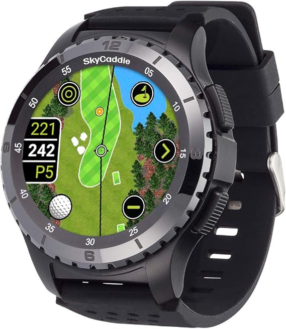 SKYCADDIE LX5C CERAMIC FACE GOLF GPS SMART WATCH / 1.4'' FULL COLOUR
