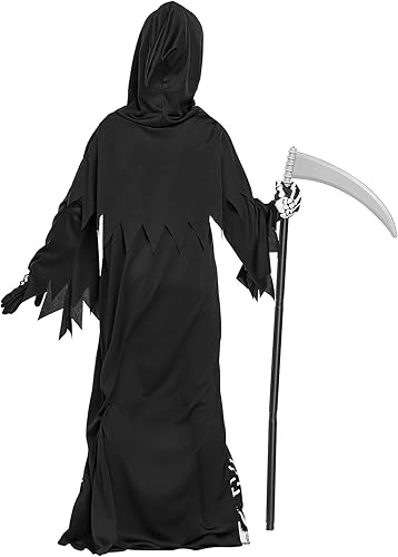 Miniatura 3 de Disfraz de parca de Halloween para niños y niñas, disfraz de fantasma de lujo que brilla en la oscuridad