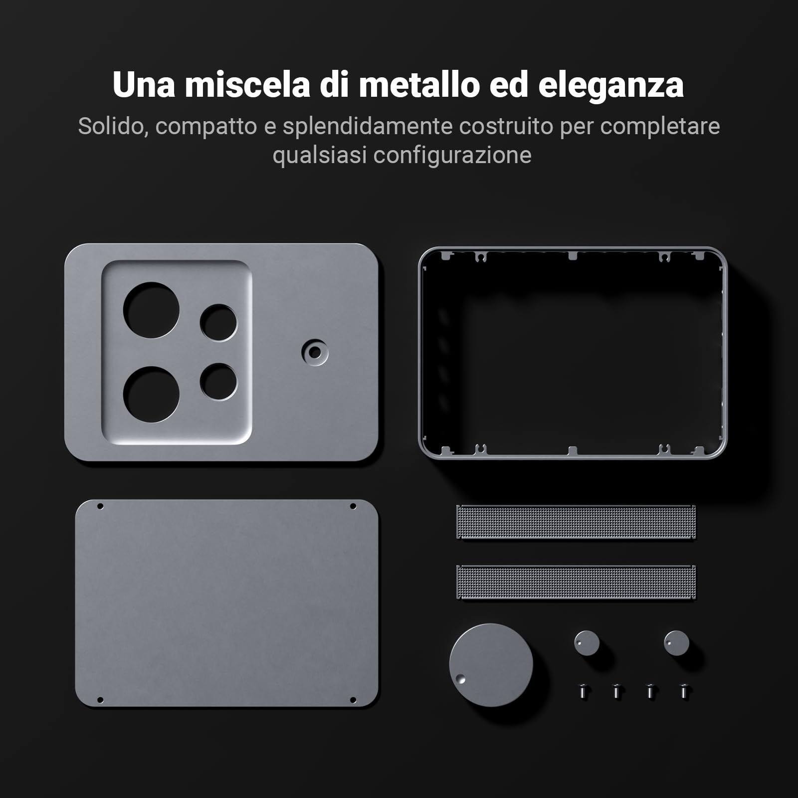 Fosi Audio GR70 Preamplificatore Cuffie a Valvole, Autentica Amplificazione a Valvole con Vuoto, Mini Preamplificatore HiFi per l'audio Domestico, Jack 3,5/6,35 mm, Supporto di 16-300 ohm di Impedenza