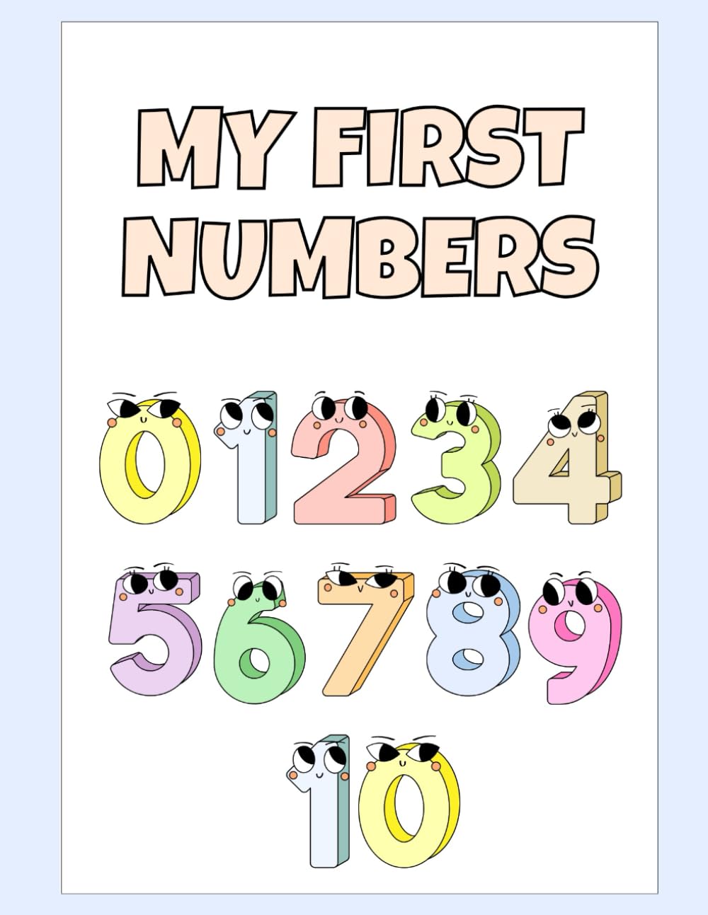 My First Numbers Coloring and Tracing book