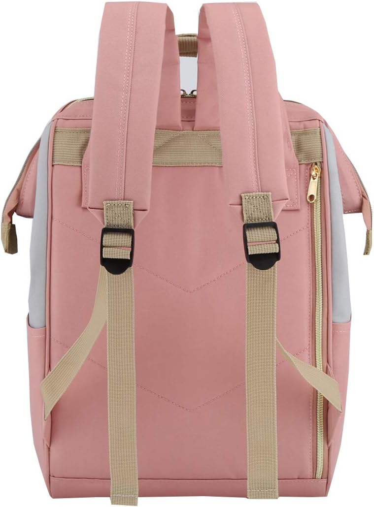 Review Product Himawari Laptop Backpack Travel Backpack With USB Charging Port Large Diaper Bag Doctor Bag School Backpack for Women&Men(9001-Gray&Pink) Super Brands Himawari Laptop Backpack Travel Backpack With USB Charging Port Large Diaper Bag Doctor Bag School Backpack for Women&Men(9001-Gray&Pink)