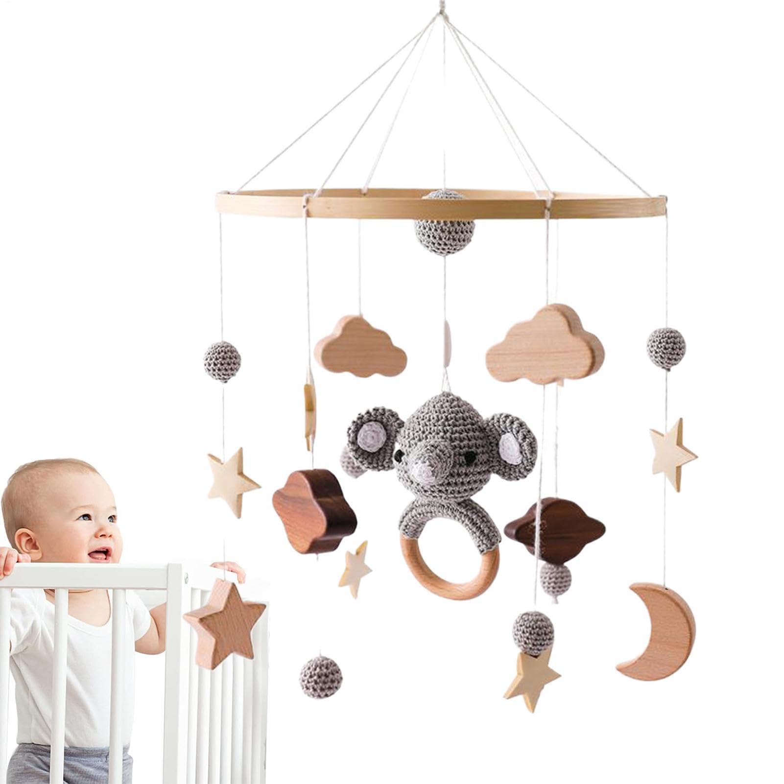 Giostrina per culla, Appendiabiti mobile per culla Giostrina per presepe in | Decorazioni per la cameretta dei bambini, campanelle a , giostrine per culla per