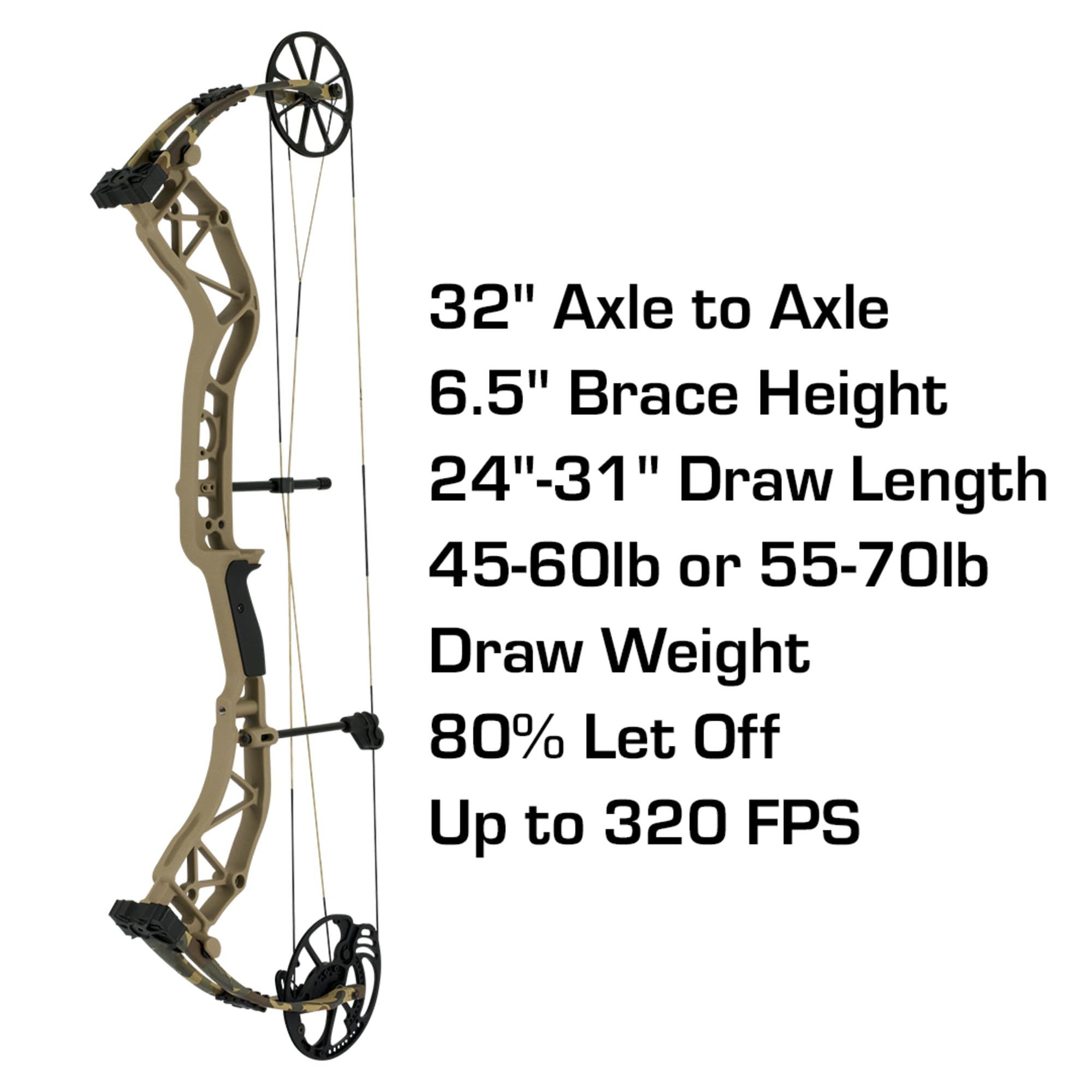 Amazon.co.jp: Bear Archery ADAPT 大人用 コンパウンドボウパッケージ 