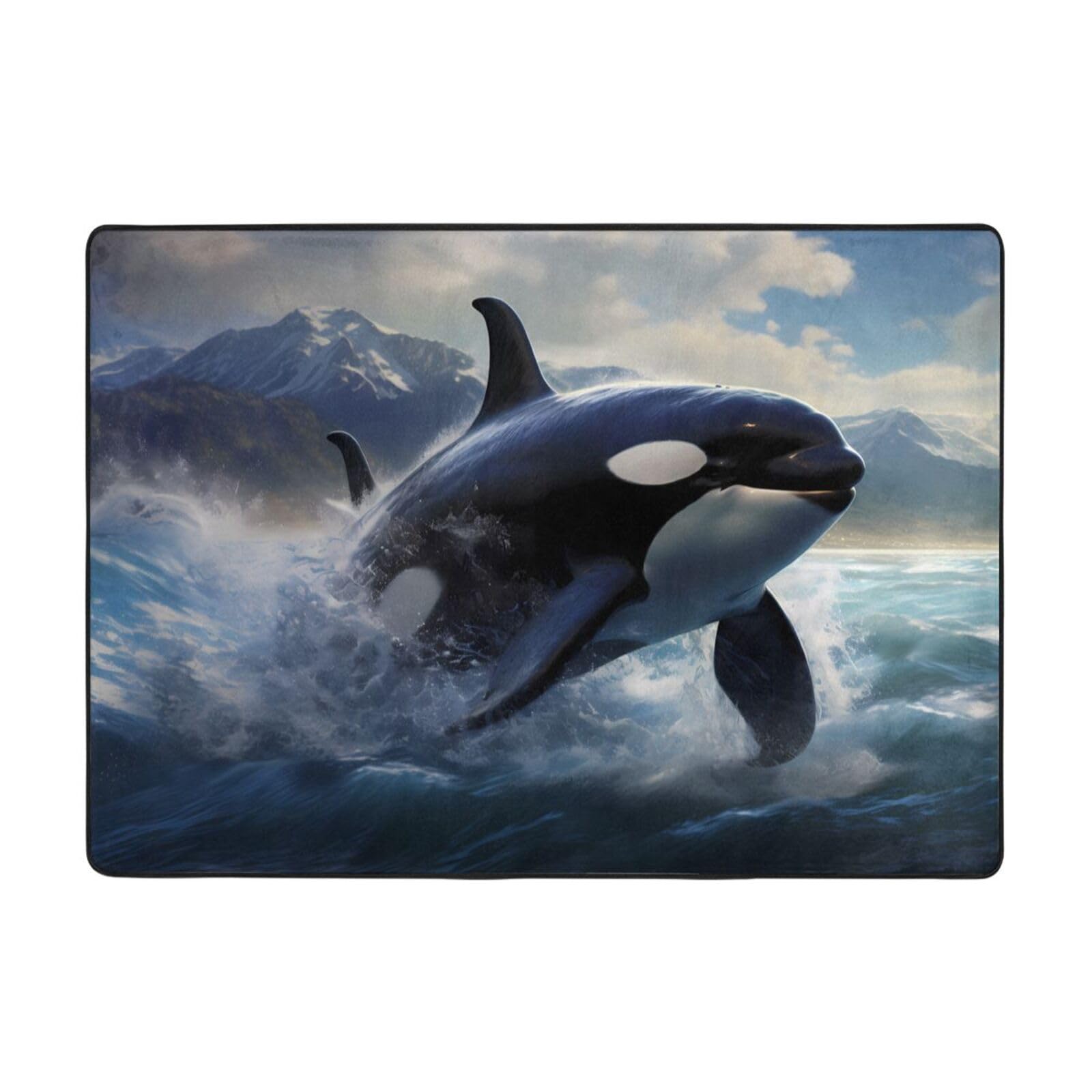 Tapis de sol pour salon doux et grand tapis orque HYTTER anti-froid