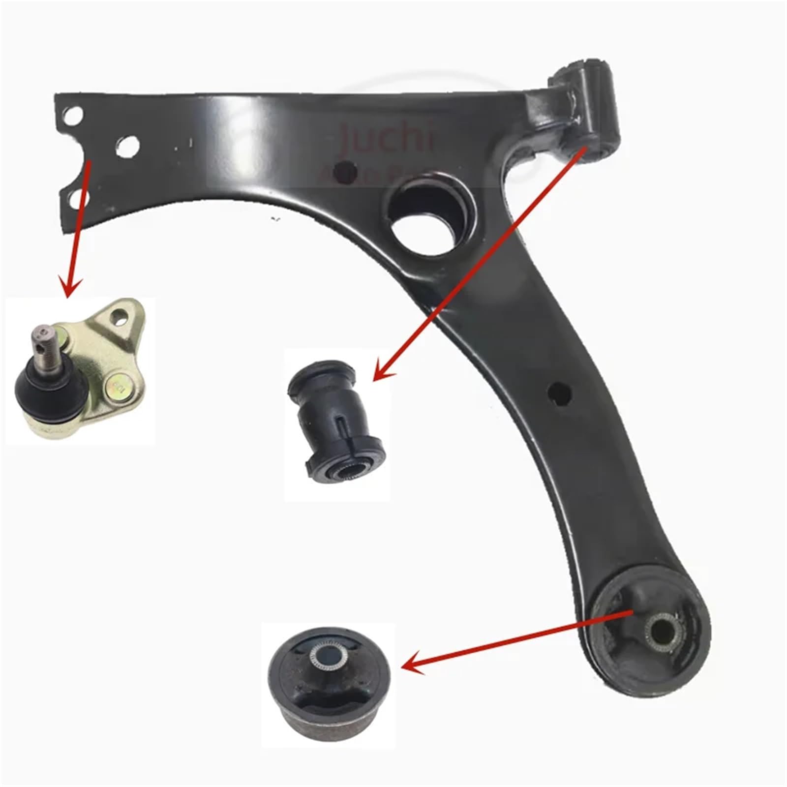 Sworzeń kulowy wahacza Tuleja sworznia kulowego dolnego trójkątnego ramienia samochodu pasuje do BYD F3 L3 G3(Black)