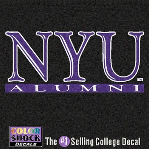 NYU Bobcats Violets Decal - NYU Over Alumni