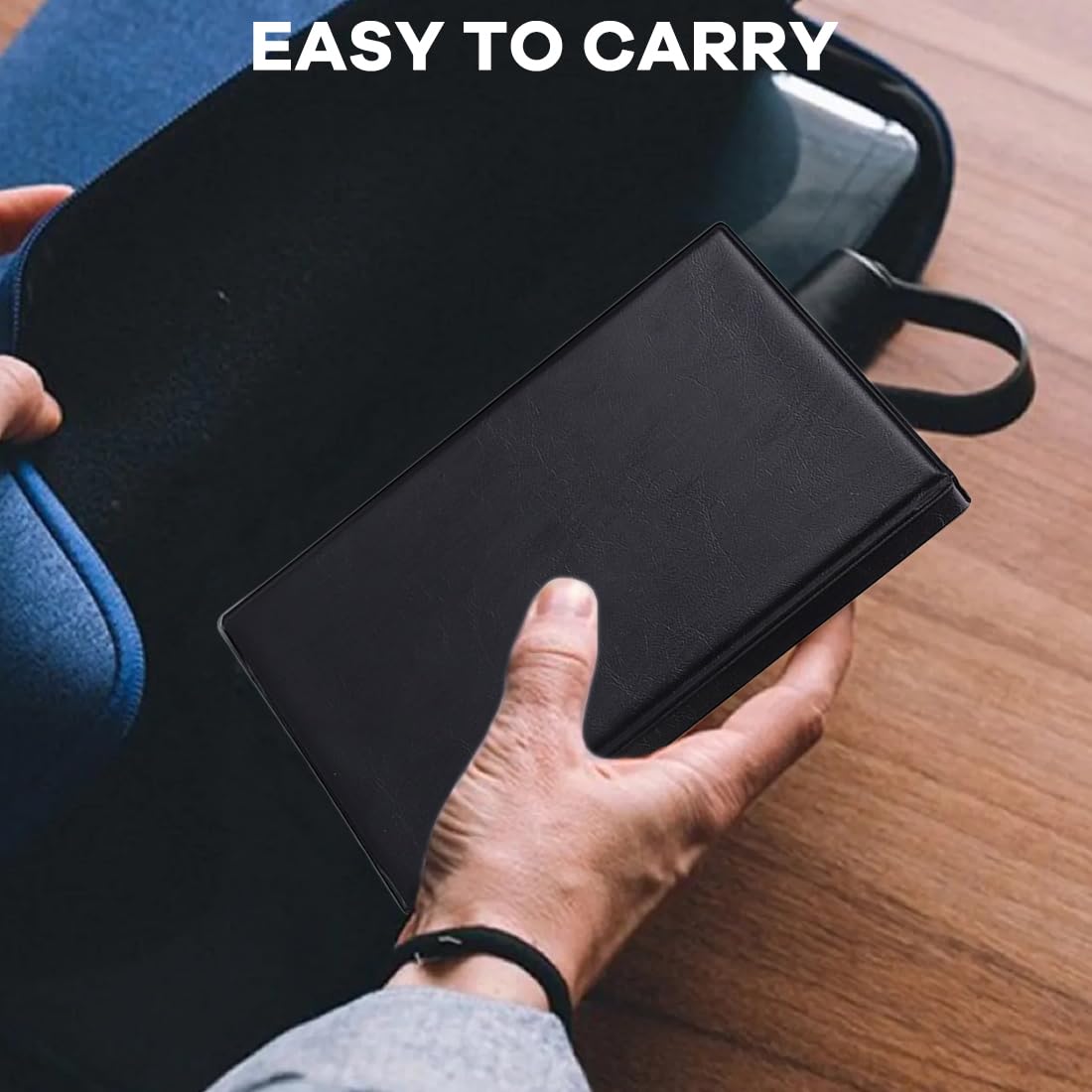 JEYORZY Porta Biglietti Trasparente per 60 carte Porta Carta di Credito