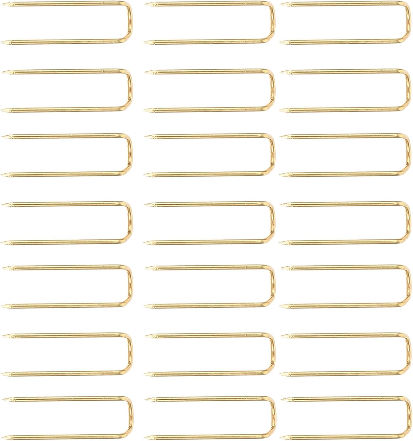 100pcs U Shaped Quilting Pins Stainless Steel Fork Pins Multi-Purpose Gentle on Fabrics for Needlework and Blocking