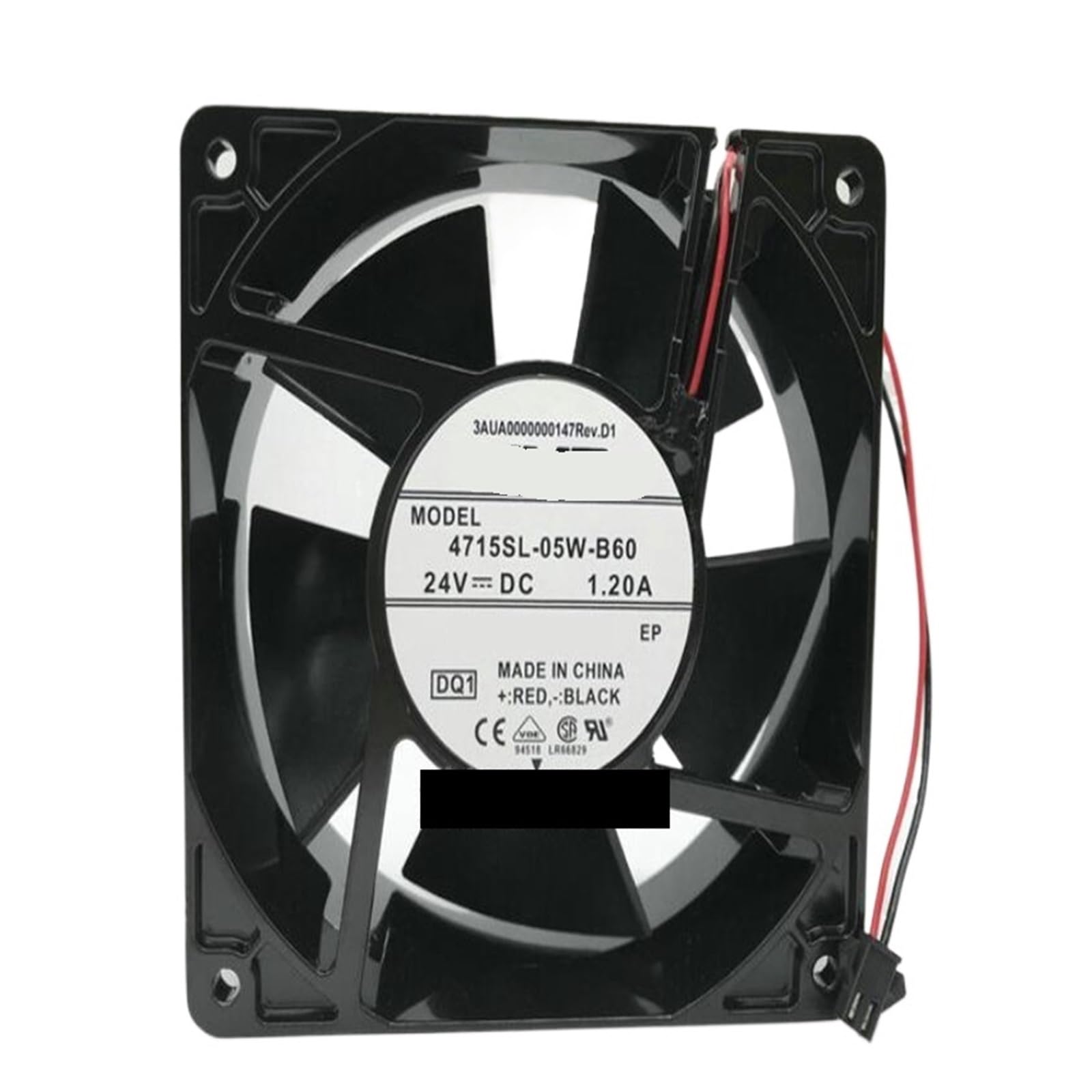 IVEKYKIBC 4715SL-05W-B60 24V 1.2A 12CM 12038 Two-Wire Inverter Cooling Fan