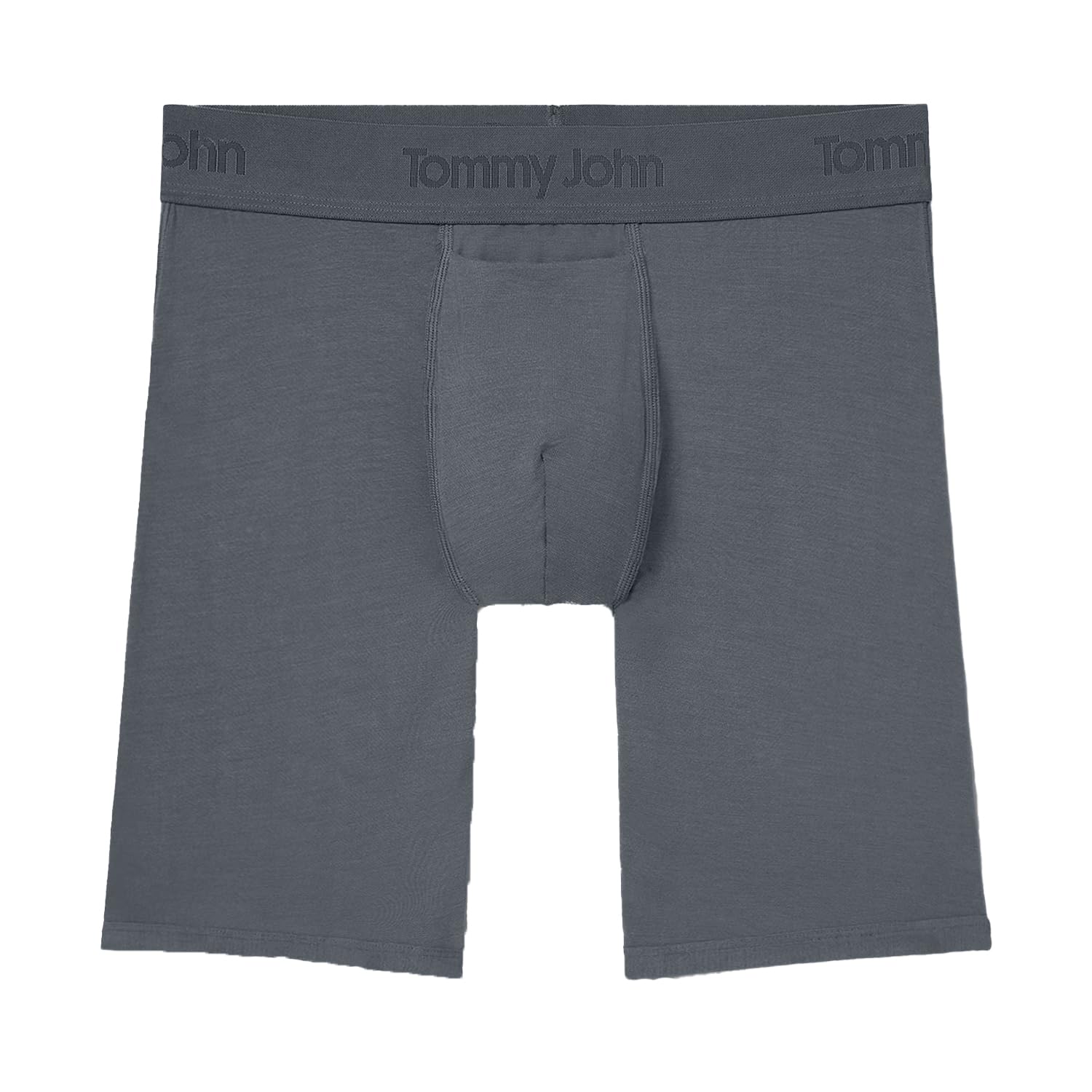Tommy John Second Skin Boxer Briefs for Men 8", Modal Stretch Fabric, Men's Underwear with Quick Draw Fly and Contour Pouch