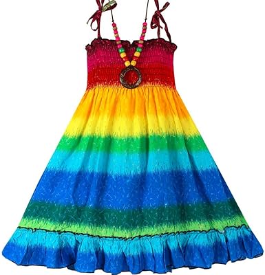 rainbow beach dress