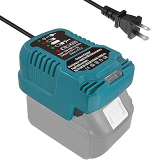 Replacement Fast Charger for Makita 18v Battery Charger Compatible with Makita 18V Battery bl1830 bl1840 bl1850 bl1860 bl1860b bl1830b bl1850b