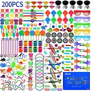 Geassorteerd speelgoed voor feestzakjes, carnavalsprijzen, 200 STUKS-beloningen voor de klas, pinatavullers of…