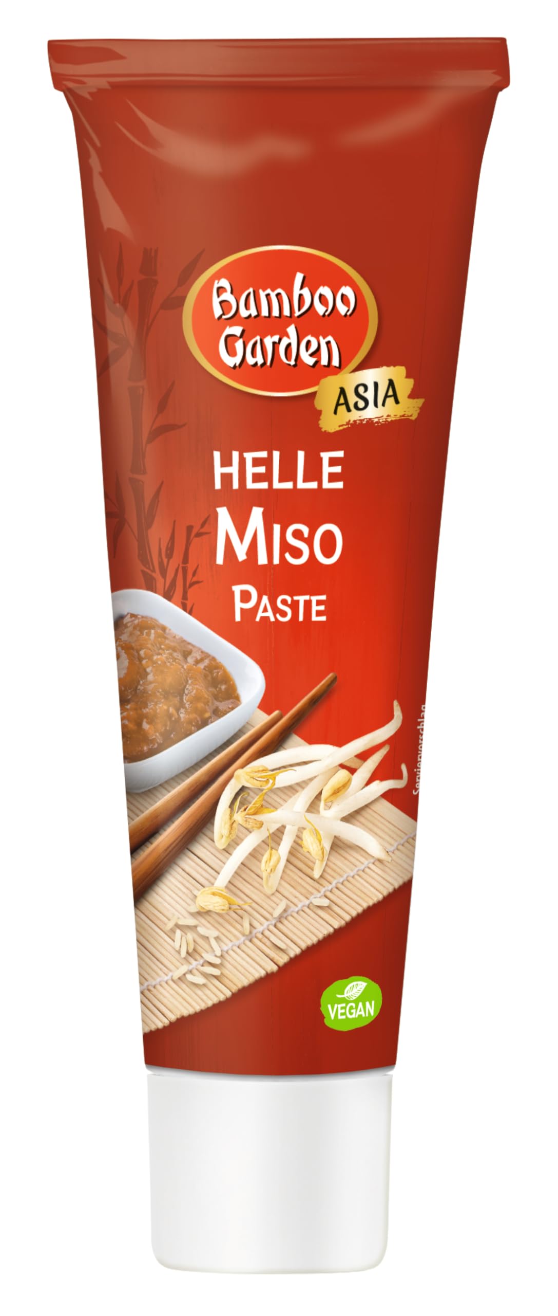 Bamboo Garden - Miso Paste hell | Zum Zubereiten von Miso Suppe | Milder Geschmack | Vegan | 45 g in der Tube