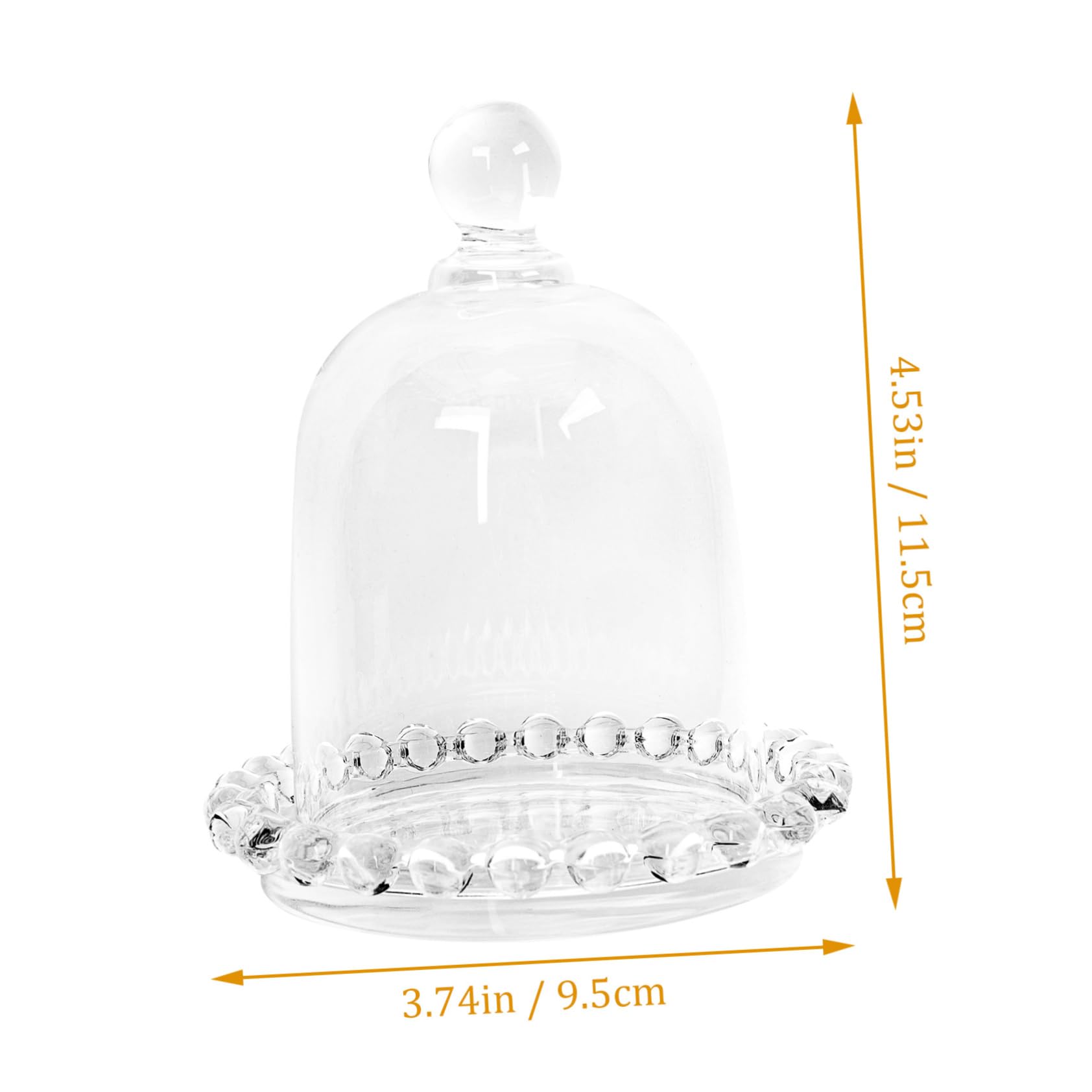 OUNONA 1Set Transparent Cake Plate with Cover Multi Function Dessert Accessory for Cakes Snacks and Treats for Home Hotel and Restaurant Use Design for Freshness