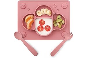 ROCCED Silicone Placemat SuctionToddler Plate