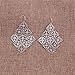 Handmade Hollow-out Pattern Dangle Drop Earrings for Women Party Wedding Fashion Jewelry Accessory