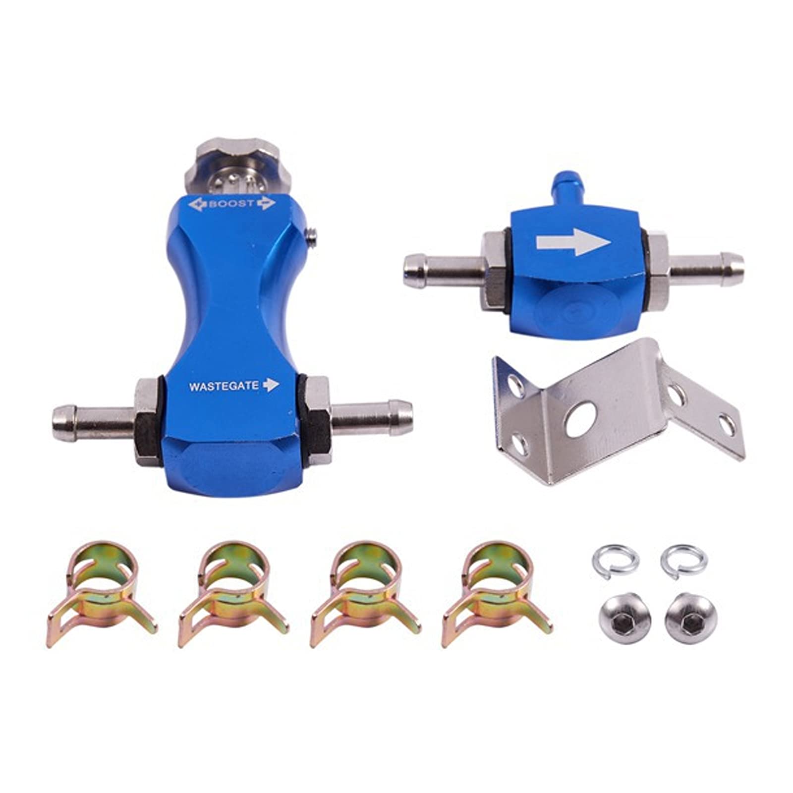 Turbocompressore accessori Turbo Boost Controller Kit Motors General Manual Regolatore di pressione turbina in metallo, regolatore di pressione bilaterale benzina diesel turbo parti motore per auto