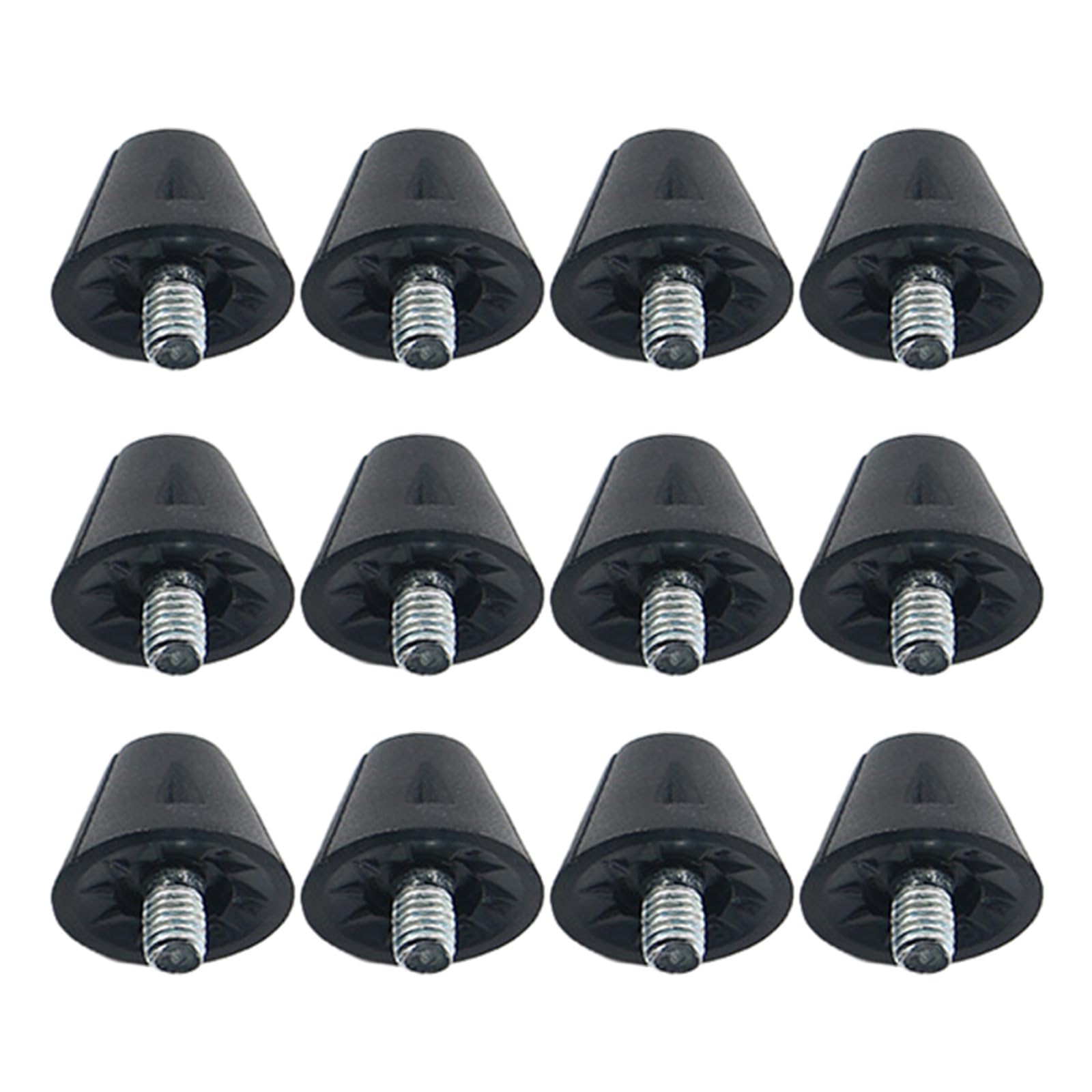 Montesy 12Pcs Nylon Football Boot Spikes Soccer Studs Replacement Football Cleats Studs Soccer Boot Cleats Track Shoes Accessory
