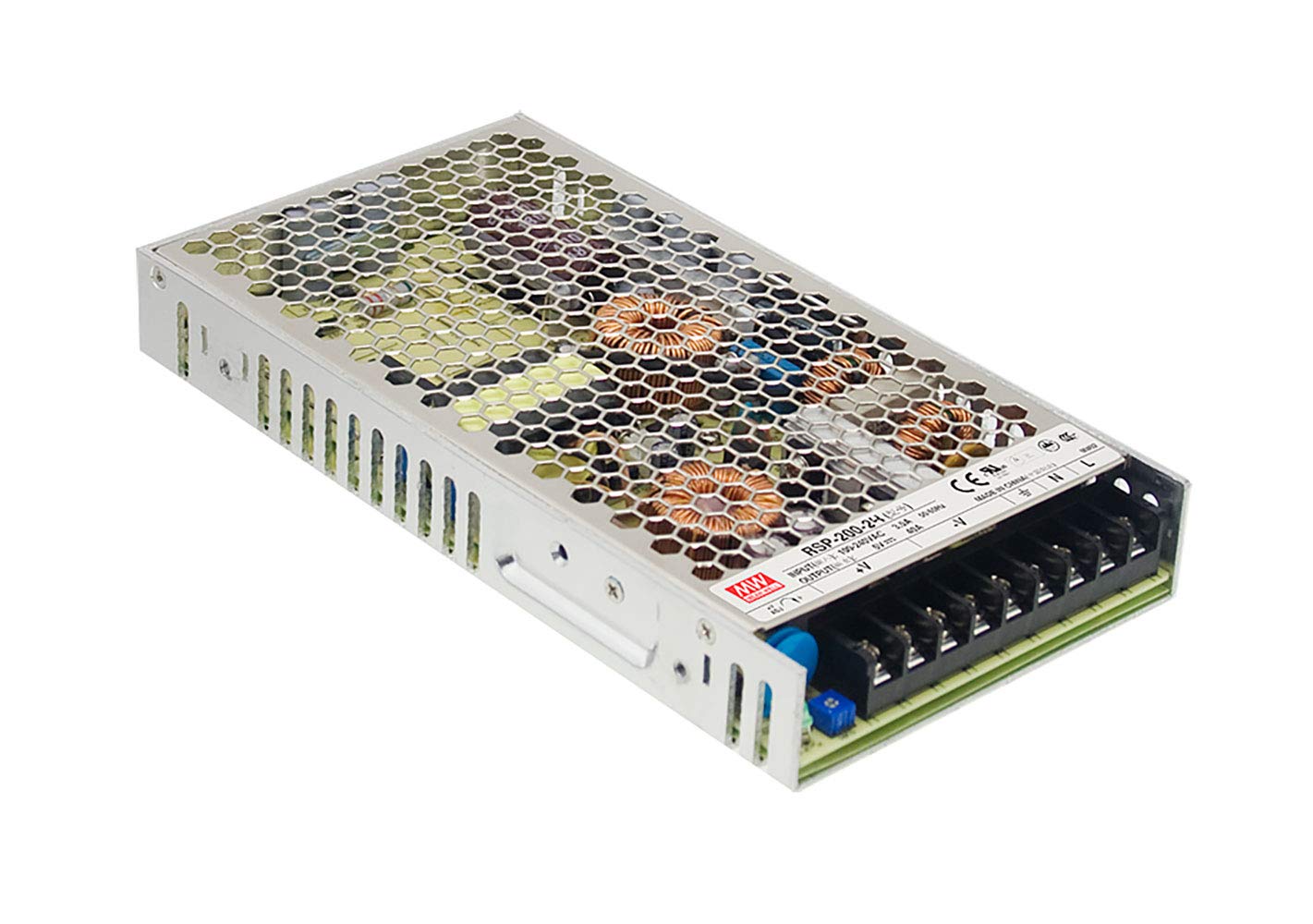 MEAN WELL RSP-200-24 AC-DC Switching Enclosed Power Supply Single