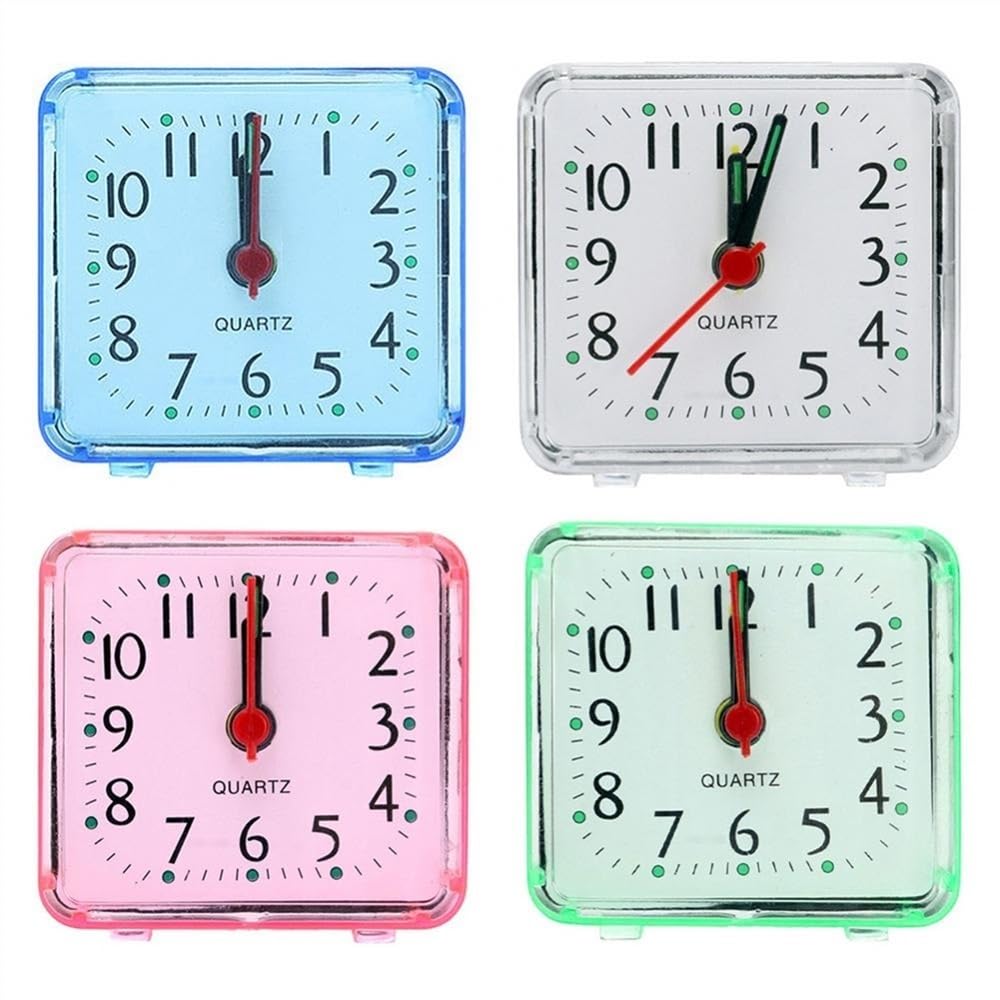 Despertador, Reloj de Mesa Cuarzo for Personas Que Duermen profundamente(Blue)