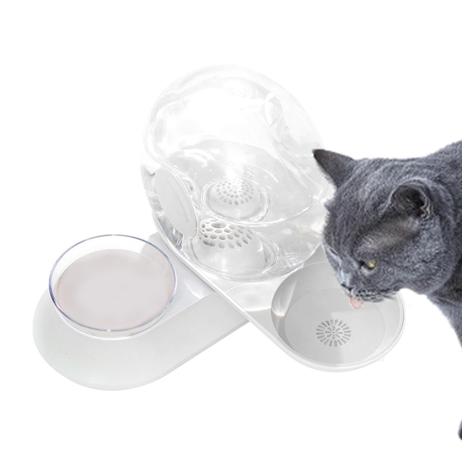 Dispensatore D'Acqua Automatico Per Gatti Bevitore a Sifone per Animali | Dispenser Per Acqua Per Cani per Cuccioli Conigli e Animali