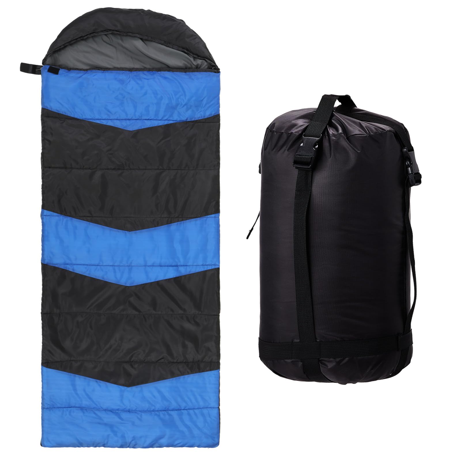 Heated Sleeping Bag for Adults Lightweight Rectangular Sleeping Bag with Multi USB Powered Heating Pads Waterproof Envelope Sleeping
