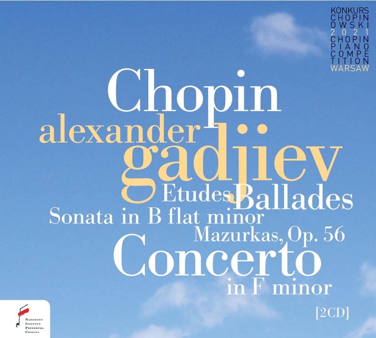 Chopin: Etudes, Ballade, Concerto In F Minor