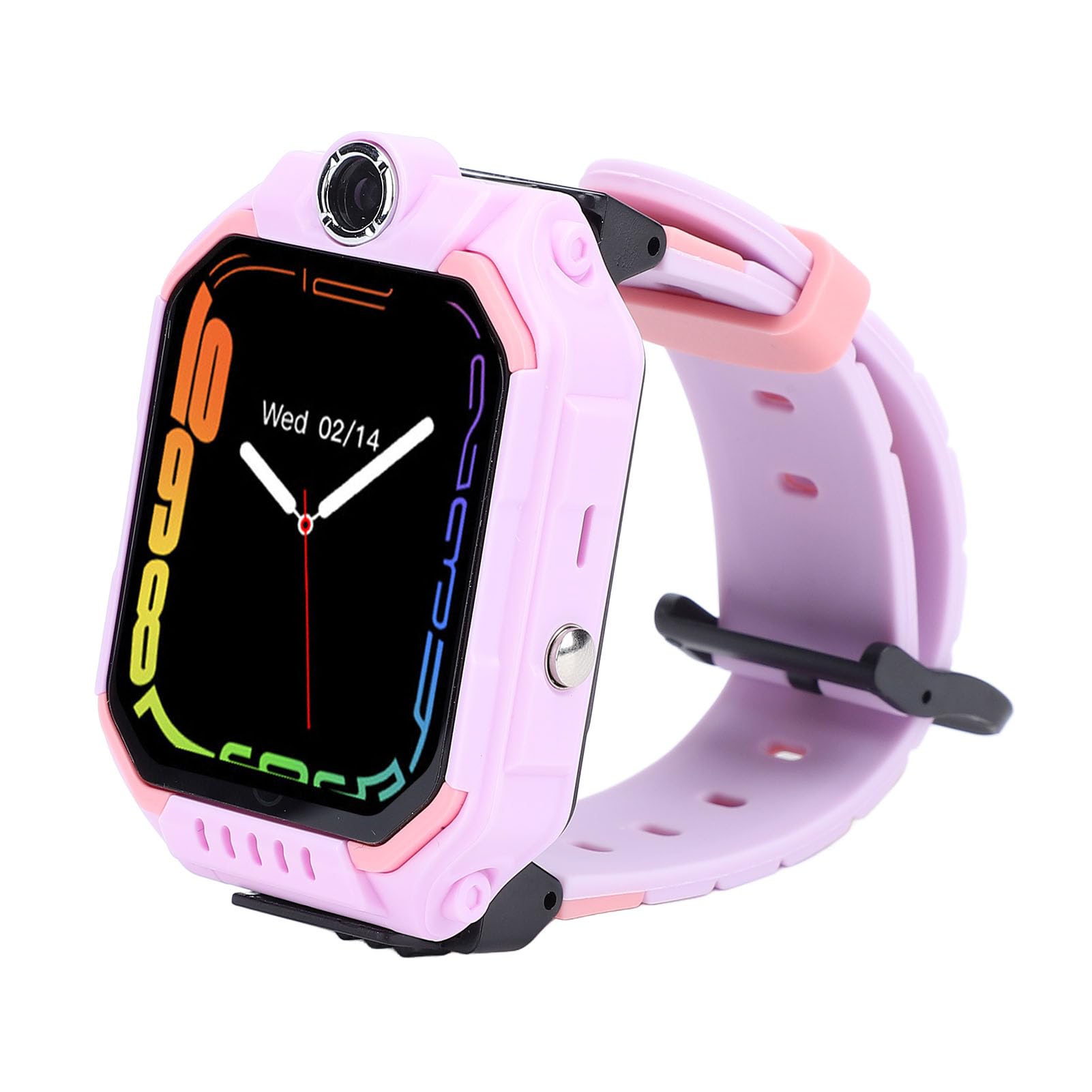 PUSOKEI Smart Watch per Bambini, Orologio Digitale con Schermo HD, Orologio Telefonico con Chiamate, SMS, Fotocamera, modalità Scuola, Funzione SOS, Posizione, Sveglia, Impermeabile IP68