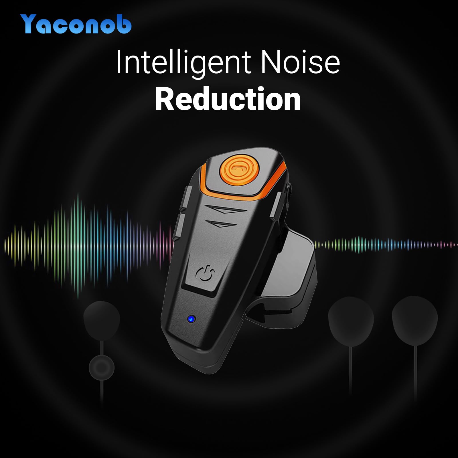 Casco de motocicleta Bluetoothbt-S2ns, sistema de comunicación Bluetooth de 1000 m, conecta hasta tres personas, dos personas hablan al mismo tiempo, cancelación inteligente de ruido (1)