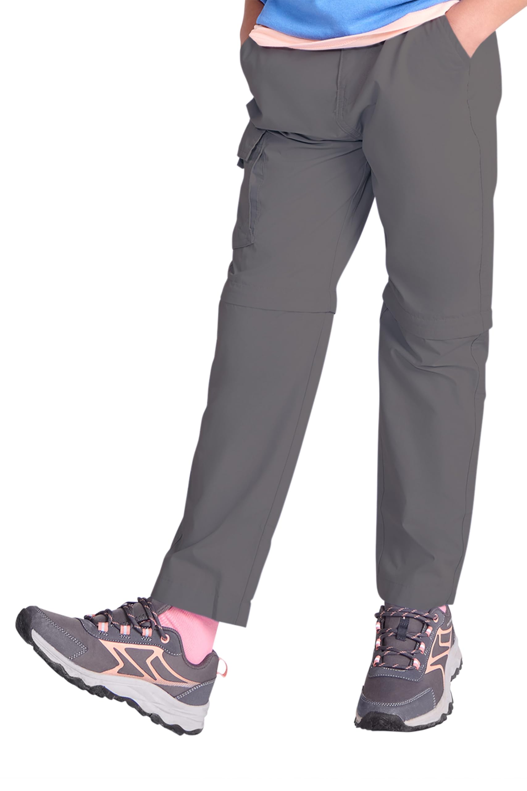 Mountain Warehouse Pantalón Zip-Off Active para niños - Pantalón Ligero para niños, pantalón de Secado rápido, Bolsillos - para Viajar y Acampada